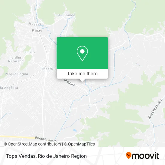 Tops Vendas map