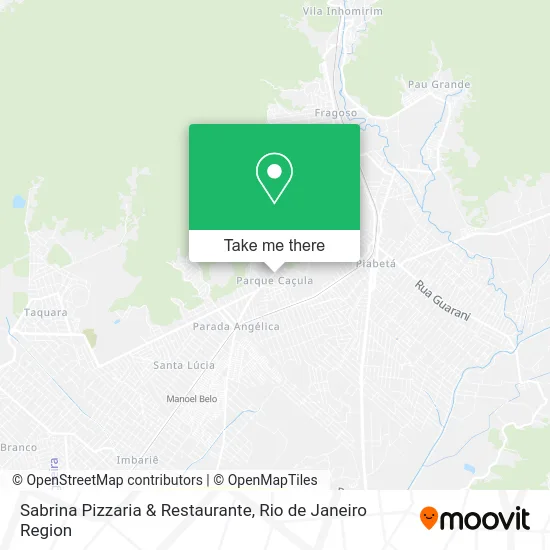 Sabrina Pizzaria & Restaurante map