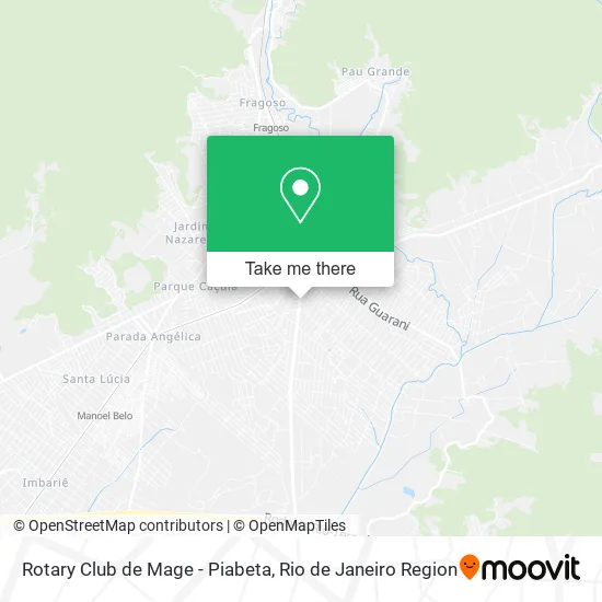Rotary Club de Mage - Piabeta map