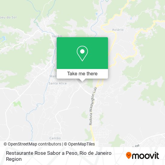 Restaurante Rose Sabor a Peso map