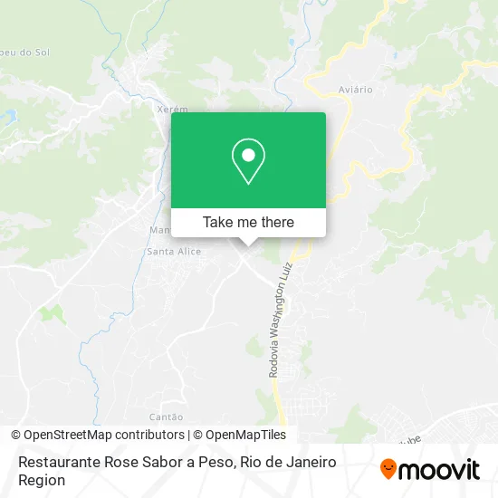 Restaurante Rose Sabor a Peso map