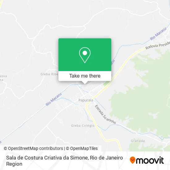 Sala de Costura Criativa da Simone map