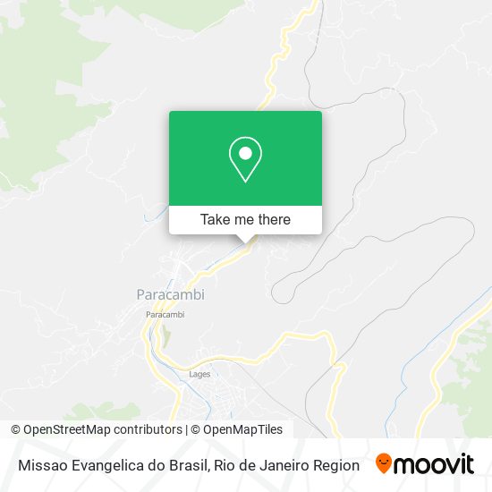 Missao Evangelica do Brasil map