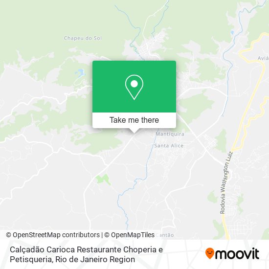 Calçadão Carioca Restaurante Choperia e Petisqueria map