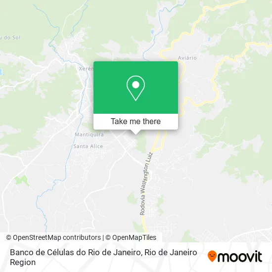 Banco de Células do Rio de Janeiro map