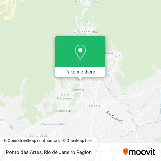 Ponto das Artes map