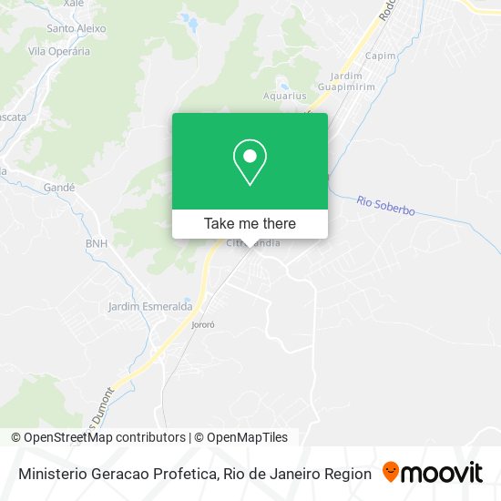 Ministerio Geracao Profetica map