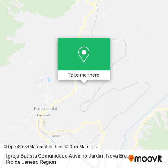 Igreja Batista Comunidade Ativa no Jardim Nova Era map