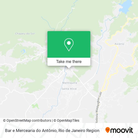 Bar e Mercearia do Antônio map