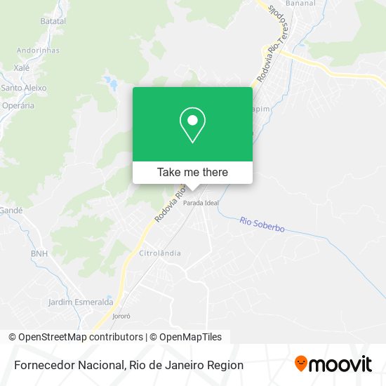 Fornecedor Nacional map