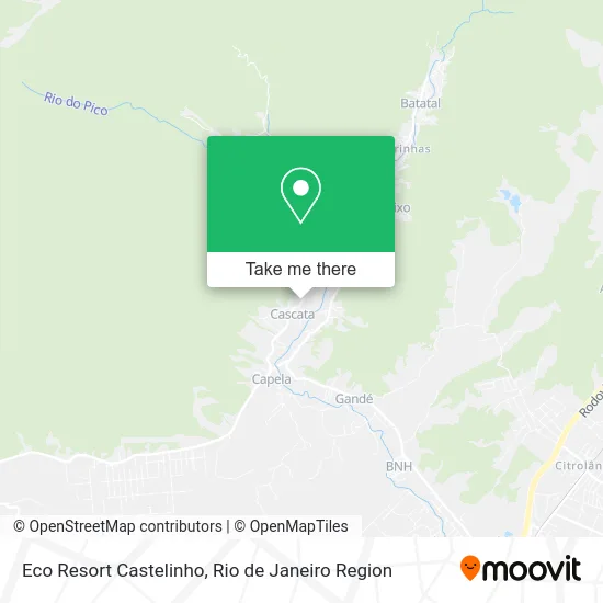 Eco Resort Castelinho map