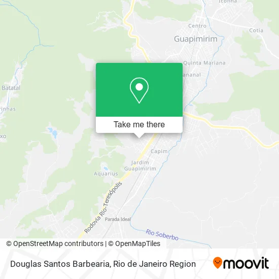 Douglas Santos Barbearia map