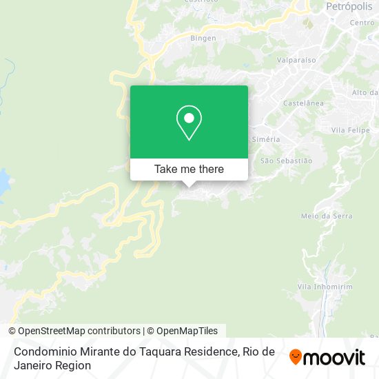 Condominio Mirante do Taquara Residence map