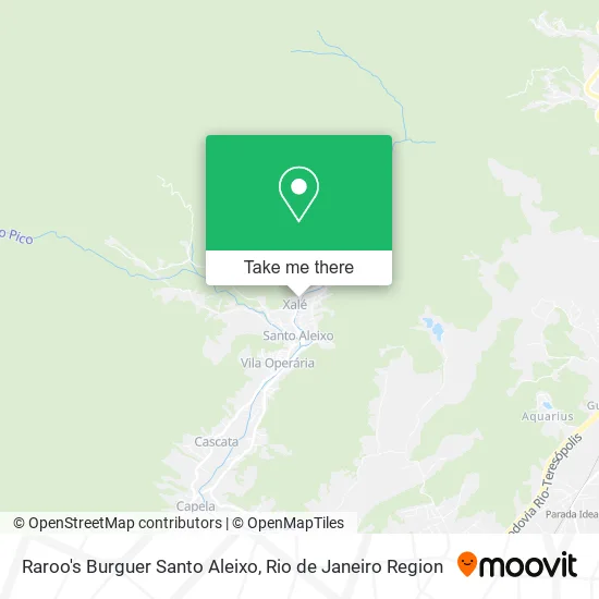 Raroo's Burguer Santo Aleixo map