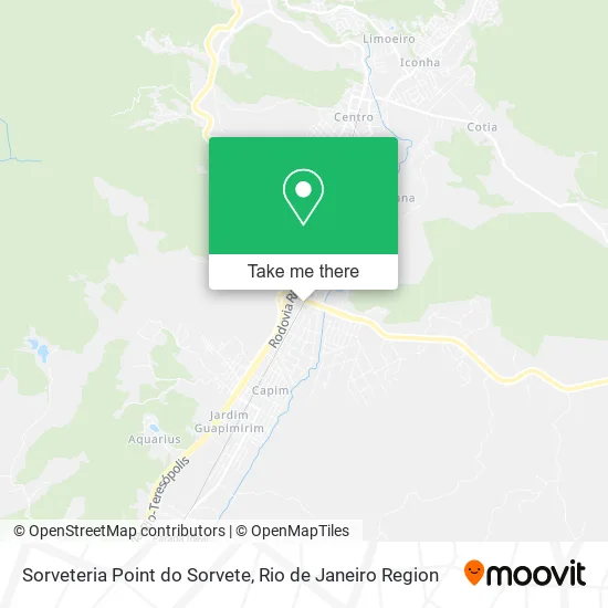 Sorveteria Point do Sorvete map