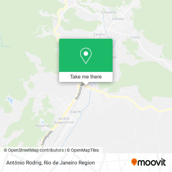 Antônio Rodrig map