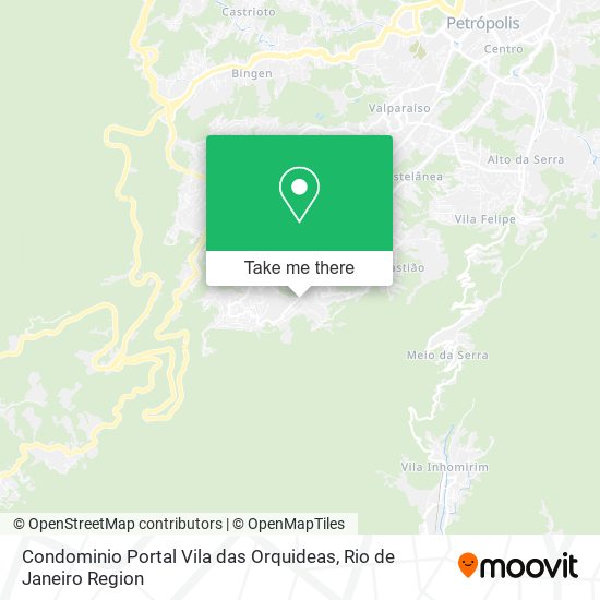 Mapa Condominio Portal Vila das Orquideas