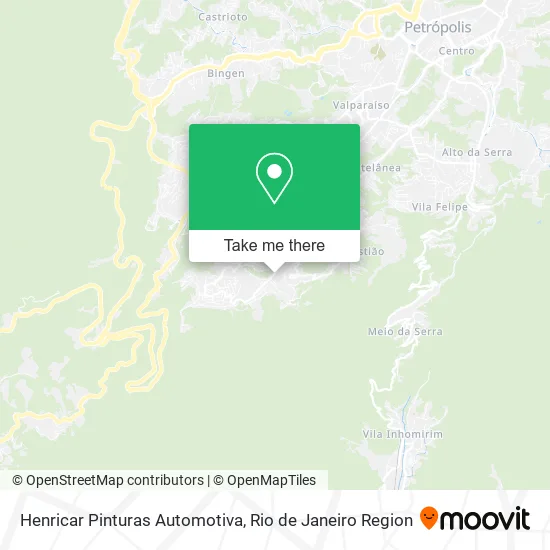 Henricar Pinturas Automotiva map