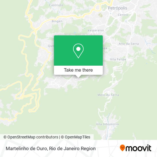 Martelinho de Ouro map