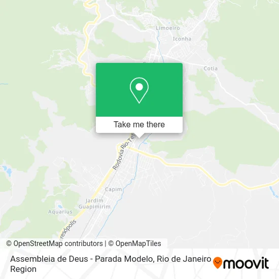 Assembleia de Deus - Parada Modelo map