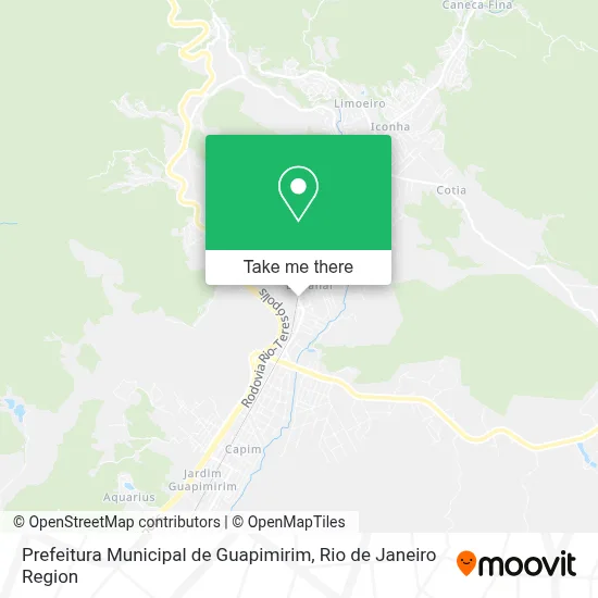 Prefeitura Municipal de Guapimirim map