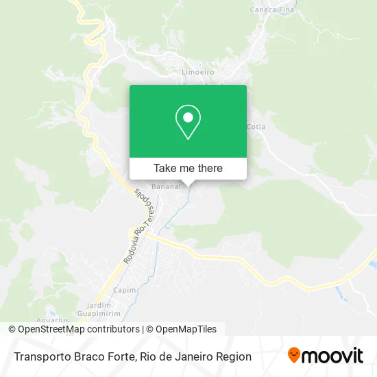 Transporto Braco Forte map