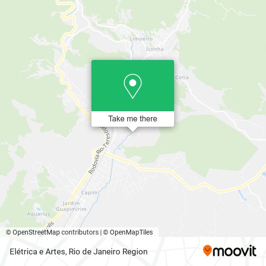 Elétrica e Artes map