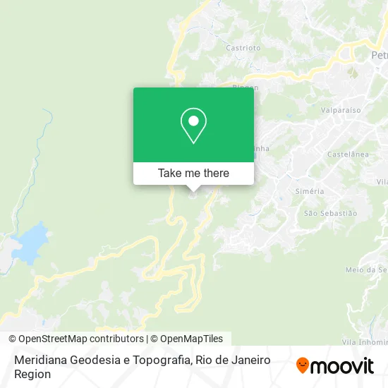 Meridiana Geodesia e Topografia map