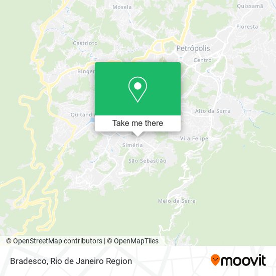 Bradesco map