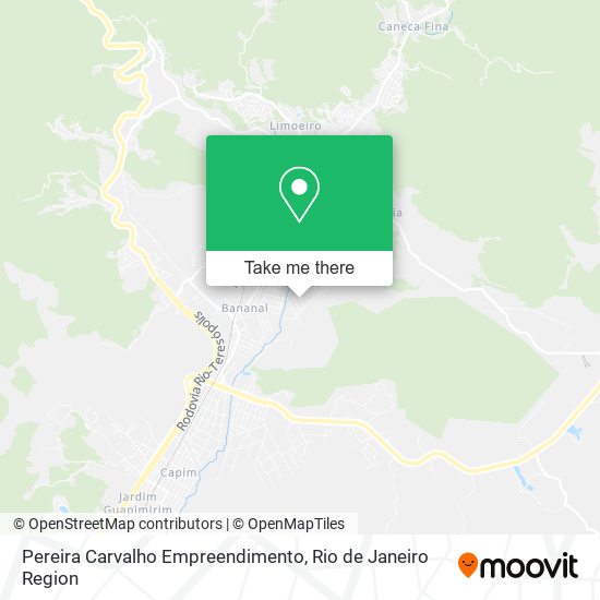 Pereira Carvalho Empreendimento map