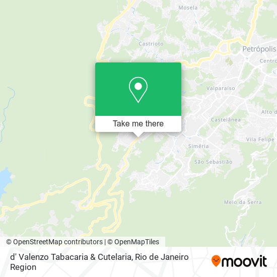 Mapa d' Valenzo Tabacaria & Cutelaria