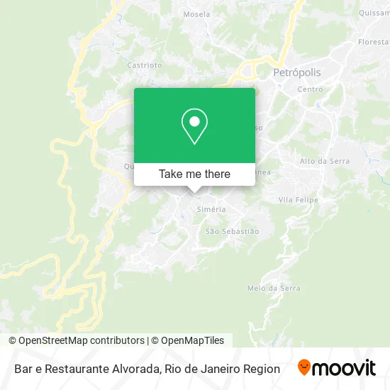 Bar e Restaurante Alvorada map