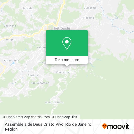 Assembleia de Deus Cristo Vivo map