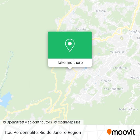 Itaú Personnalité map