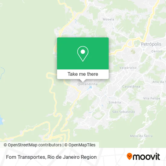 Fom Transportes map