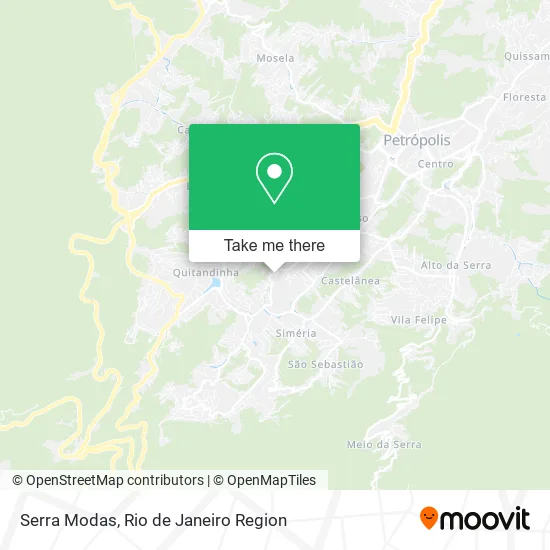 Serra Modas map