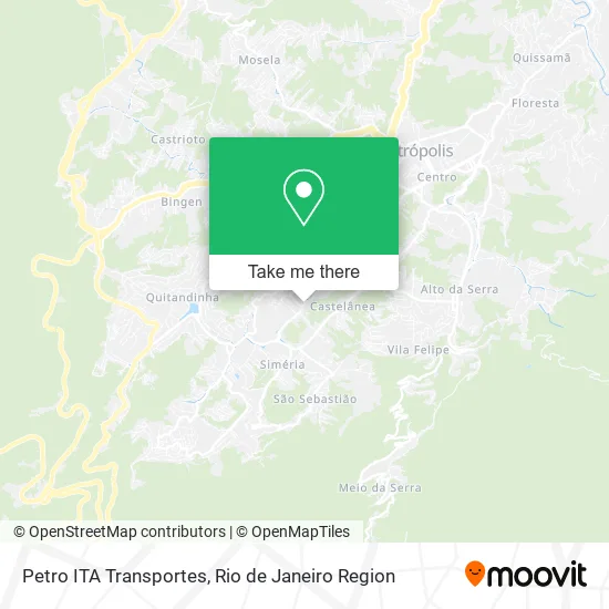 Petro ITA Transportes map