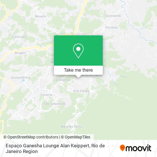 Espaço Ganesha Lounge Alan Keippert map