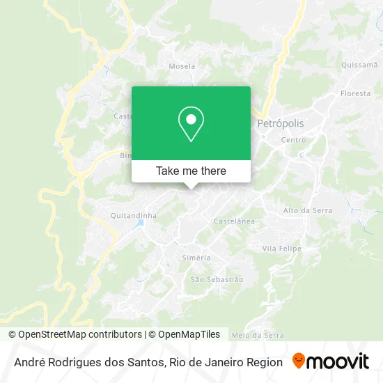 André Rodrigues dos Santos map