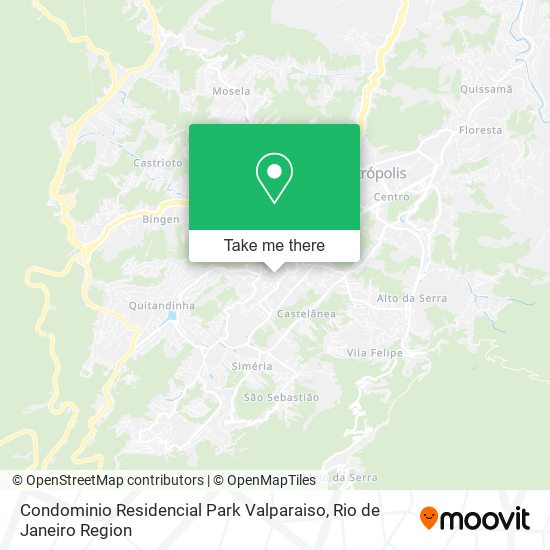 Condominio Residencial Park Valparaiso map