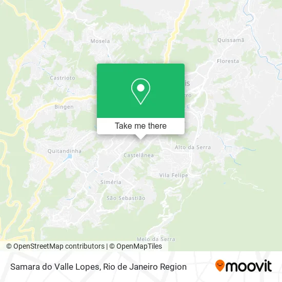 Samara do Valle Lopes map