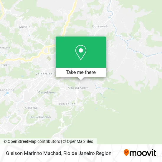 Gleison Marinho Machad map