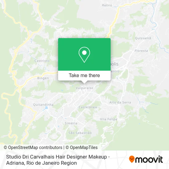 Studio Dri Carvalhais Hair Designer Makeup - Adriana map