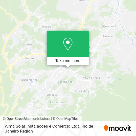 Alma Solar Instalacoes e Comercio Ltda map