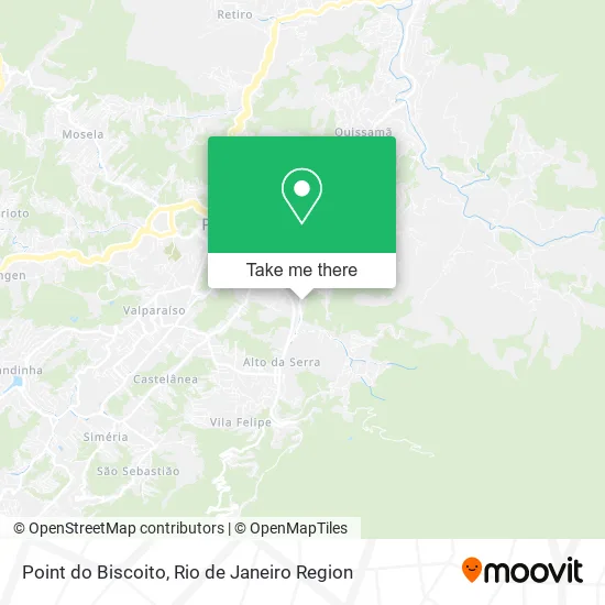 Point do Biscoito map
