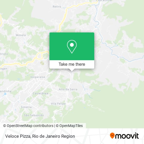 Veloce Pizza map