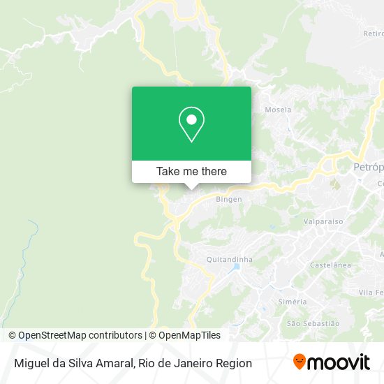 Miguel da Silva Amaral map