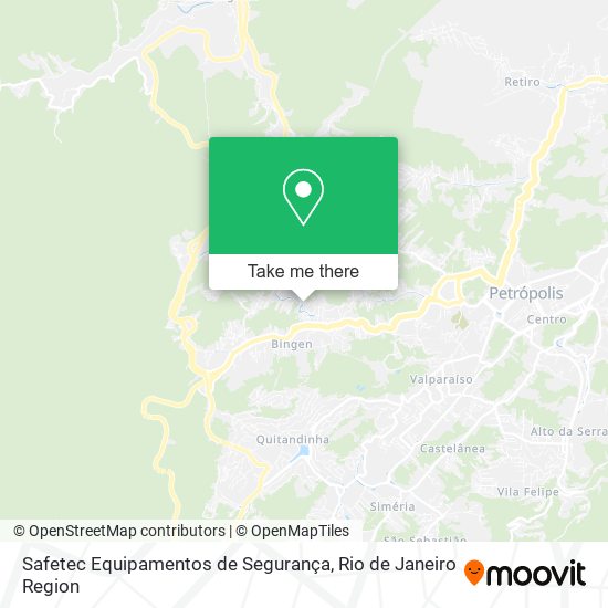 Mapa Safetec Equipamentos de Segurança