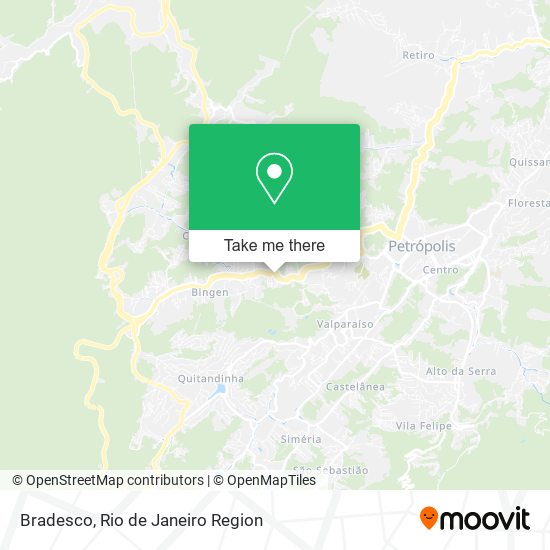 Bradesco map