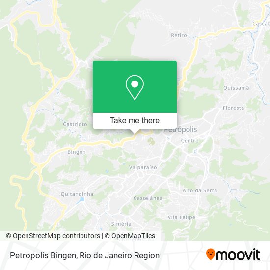 Mapa Petropolis Bingen